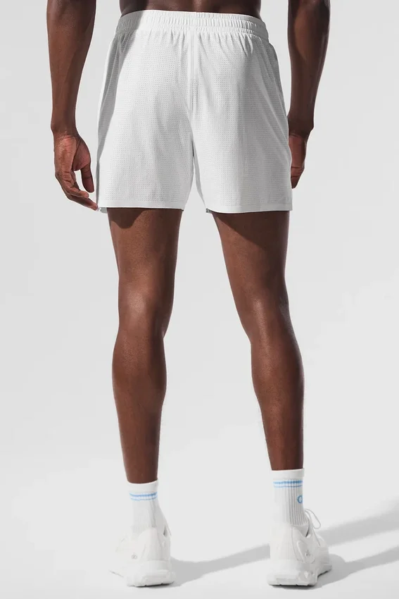 Pantalones cortos de correr Traction de 5" - Blanco
