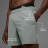 Pantalones cortos de correr Traction de 5" - Gris Lunar