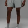 Pantalones cortos de correr Traction de 5" - Gris Lunar