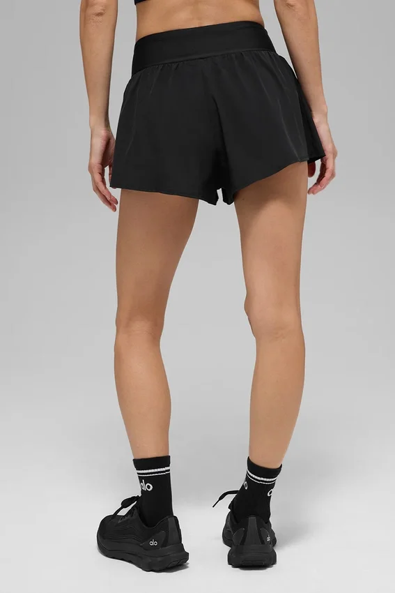 Pantalones cortos de correr Victory - Negro
