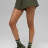 Pantalones cortos de correr Victory - Verde oliva