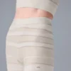 Pantalones cortos de punto High-Waist Sport Play - Marfil/Alabastro