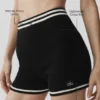 Pantalones cortos de punto Tennis Club Sweater Knit — Negro/Marfil