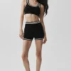 Pantalones cortos de punto Tennis Club Sweater Knit — Negro/Marfil