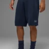 Pantalones cortos de punto tipo jersé Sports Club de 7" - Azul marino