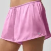 Pantalones cortos de seda Luminous - Rosa corazón de caramelo