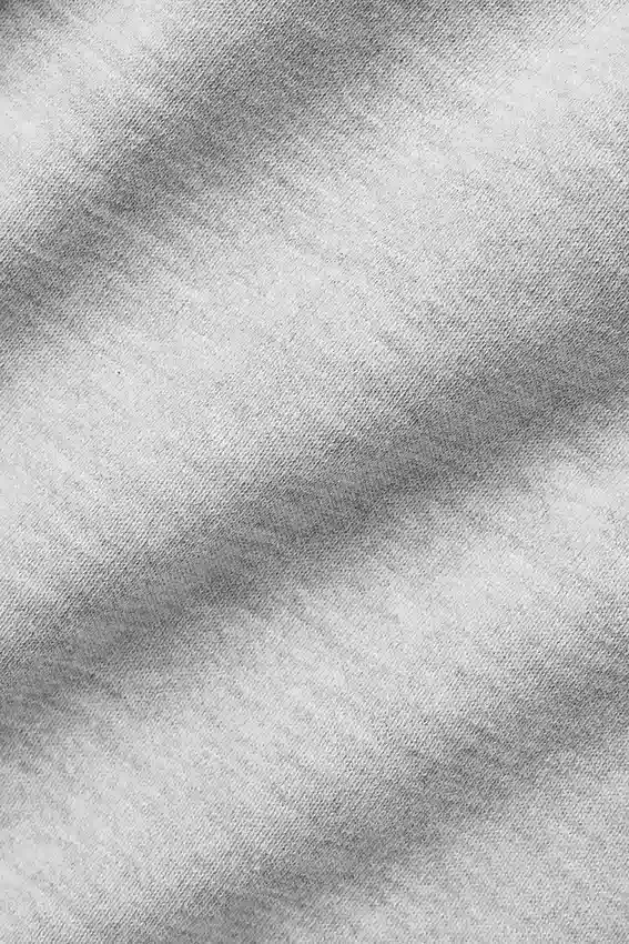 Pantalones cortos de sudadera discretos — Gris jaspeado deportivo