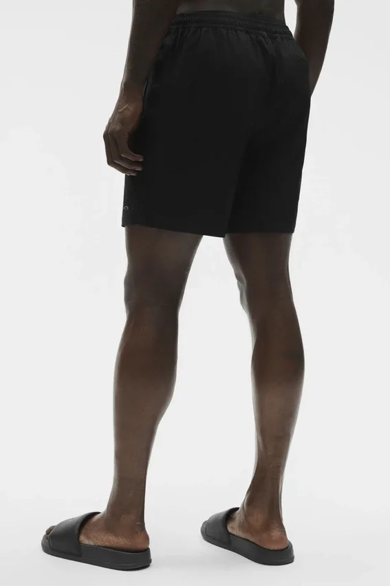 Pantalones cortos de surf High Tide de 7" - Negro