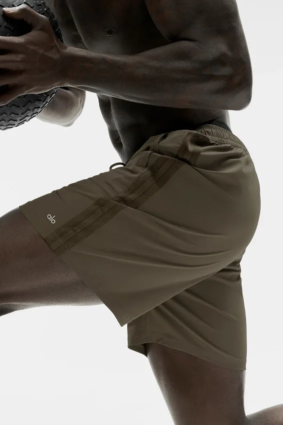 Pantalones cortos de surf High Tide de 7" - Olive Tree