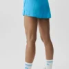 Pantalones cortos de talle medio Go Time — Azul celeste