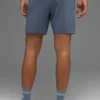 Pantalones cortos deportivos Conquer React de 7" - Piedra azul