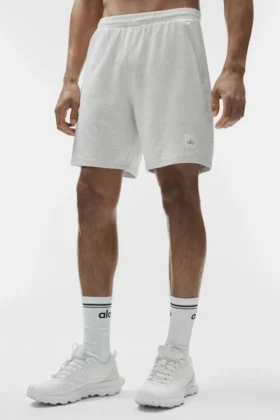 Pantalones cortos Double Take de 7" - Blanco jaspeado