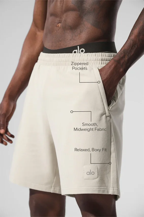 Pantalones cortos Double Take de 7" - Color hueso