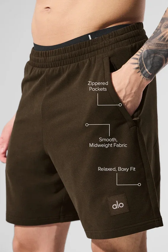 Pantalones cortos Double Take de 7" - Espresso