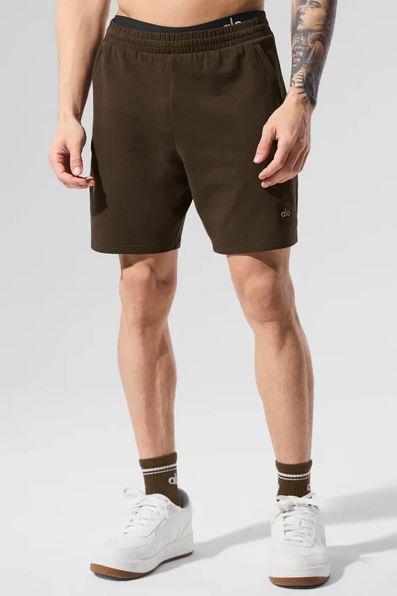 Pantalones cortos Double Take de 7" - Espresso