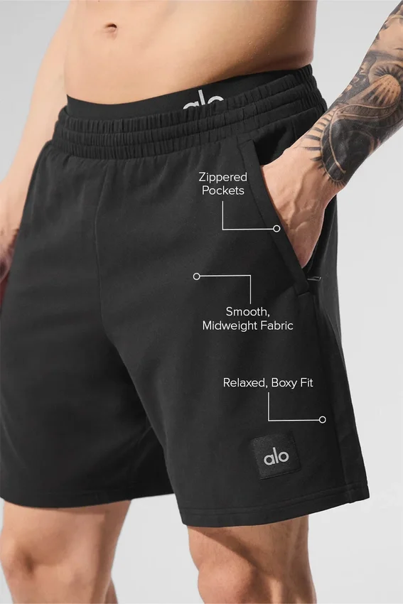 Pantalones cortos Double Take de 7" - Negro