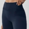Pantalones cortos «Favorite» de 5" sin costuras y con tejido acanalado - Azul marino