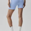 Pantalones cortos «Favorite» de 5" sin costuras y con tejido acanalado - Azul Provenza claro
