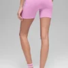 Pantalones cortos favoritos de 5" con tejido acanalado sin costuras - Rosa corazón de caramelo