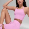 Pantalones cortos favoritos de 5" con tejido acanalado sin costuras - Rosa corazón de caramelo