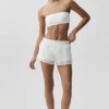Pantalones cortos Go Time de talle medio - Blanco