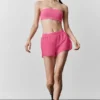 Pantalones cortos Go Time de talle medio - Rosa paraíso