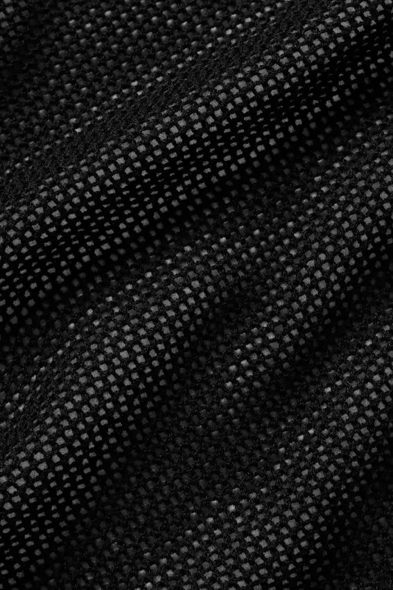 Pantalones cortos Heatwave de seda y cachemira de talle medio - Negro