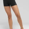 Pantalones cortos High-Waist Airbrush Race Pace de 4" - Negro/Blanco