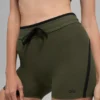 Pantalones cortos High-Waist Airbrush Race Pace de 4" - Verde oliva/Negro