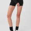 Pantalones cortos High-Waist Alolux «Me Time» - Negro