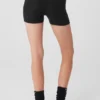 Pantalones cortos High-Waist Alolux «Me Time» - Negro