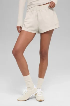 Pantalones cortos High-Waist Socialite - Color hueso