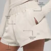 Pantalones cortos High-Waist Socialite - Color hueso