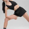Pantalones cortos High-Waist Socialite - Negro
