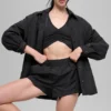 Pantalones cortos High-Waist Socialite - Negro