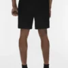Pantalones cortos Horizon de satén de 7" - Negro