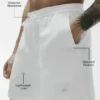Pantalones cortos Linen Days de 7" - Blanco
