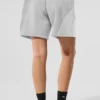 Pantalones cortos Make Waves de 7" – Gris jaspeado atlético tonal