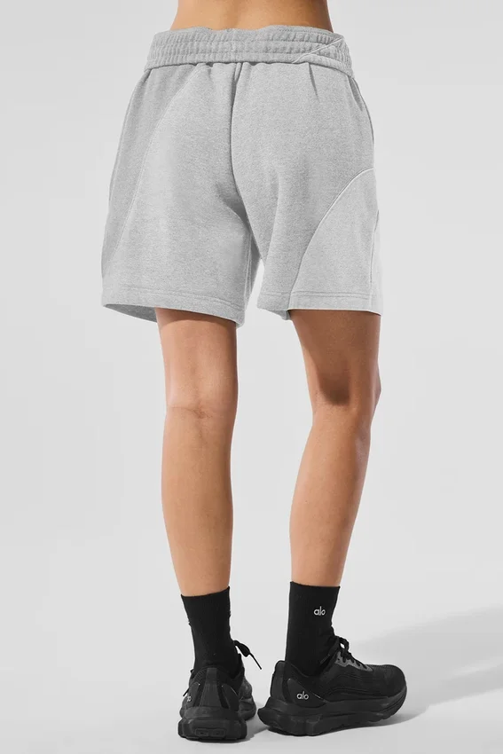 Pantalones cortos Make Waves de 7" – Gris jaspeado atlético tonal