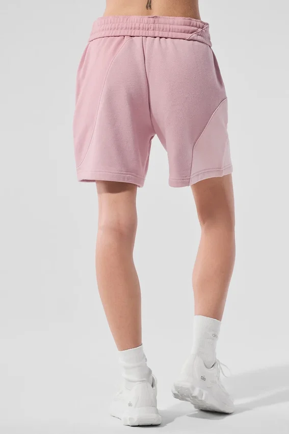 Pantalones cortos Make Waves de 7" - Rosa atardecer tonal