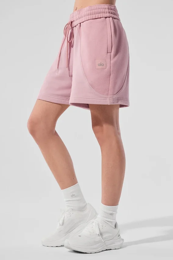 Pantalones cortos Make Waves de 7" - Rosa atardecer tonal