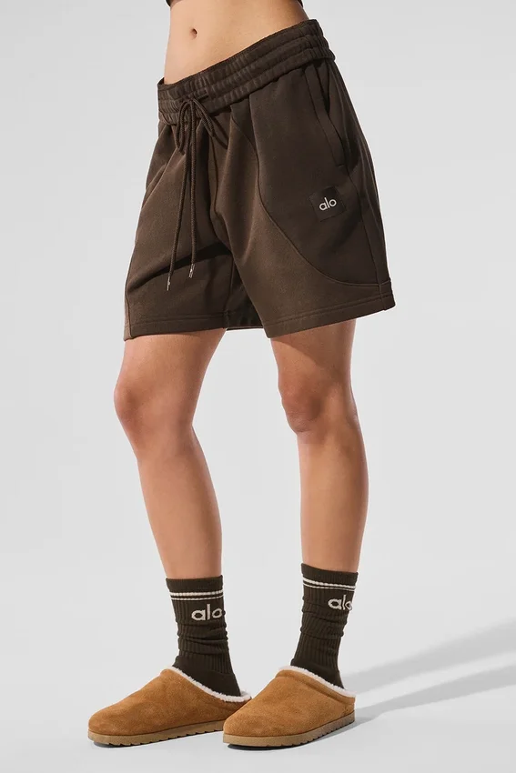 Pantalones cortos Make Waves de 7" - Tonal espresso
