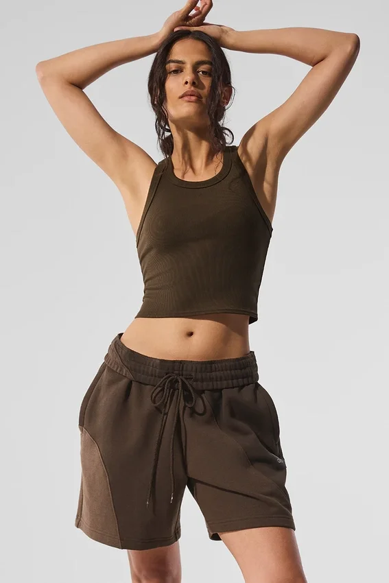 Pantalones cortos Make Waves de 7" - Tonal espresso