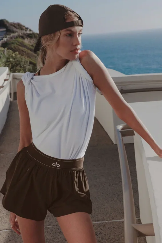 Pantalones cortos Match Point - Espresso