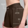 Pantalones cortos Match Point - Espresso