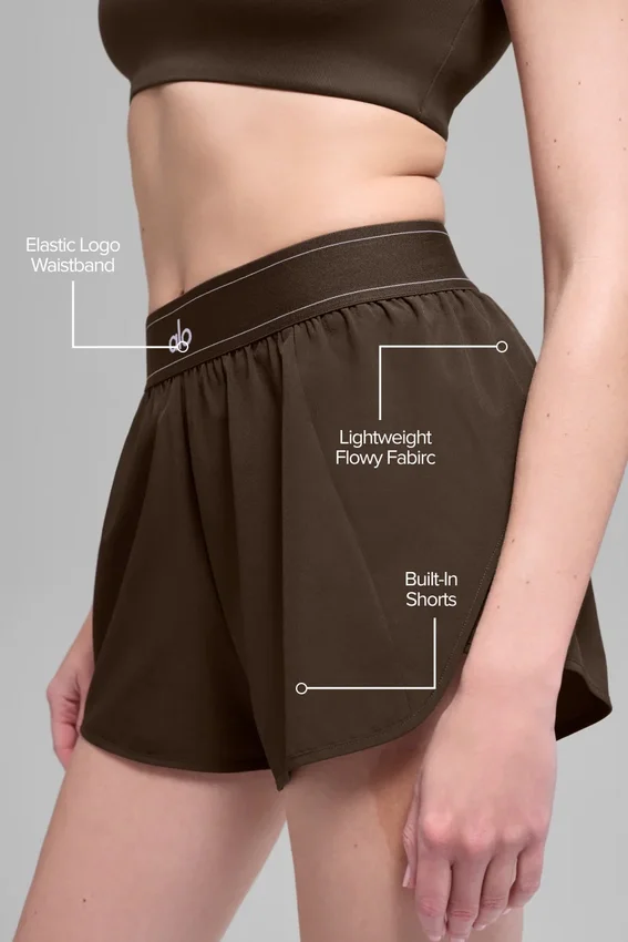 Pantalones cortos Match Point - Espresso