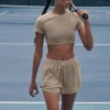 Pantalones cortos Match Point - Grava