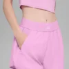 Pantalones cortos Match Point - Rosa corazón de caramelo