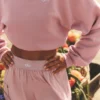 Pantalones cortos Match Point - Rosa vintage