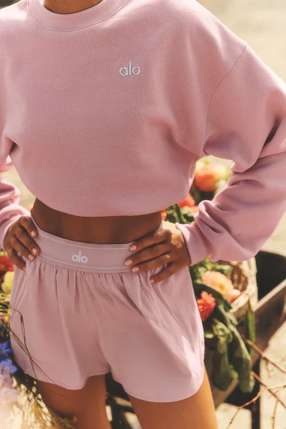 Pantalones cortos Match Point - Rosa vintage